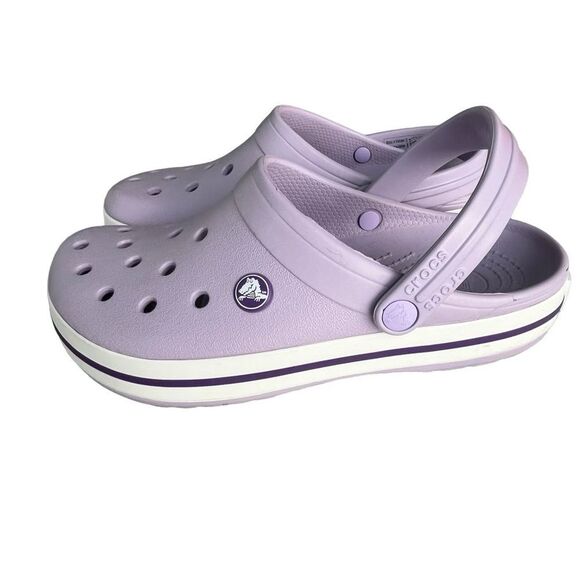 NWOT Crocs Unisex-Adult Crocband Clog Lavender/Purple, 8 Women/6 Men - Picture 9 of 16